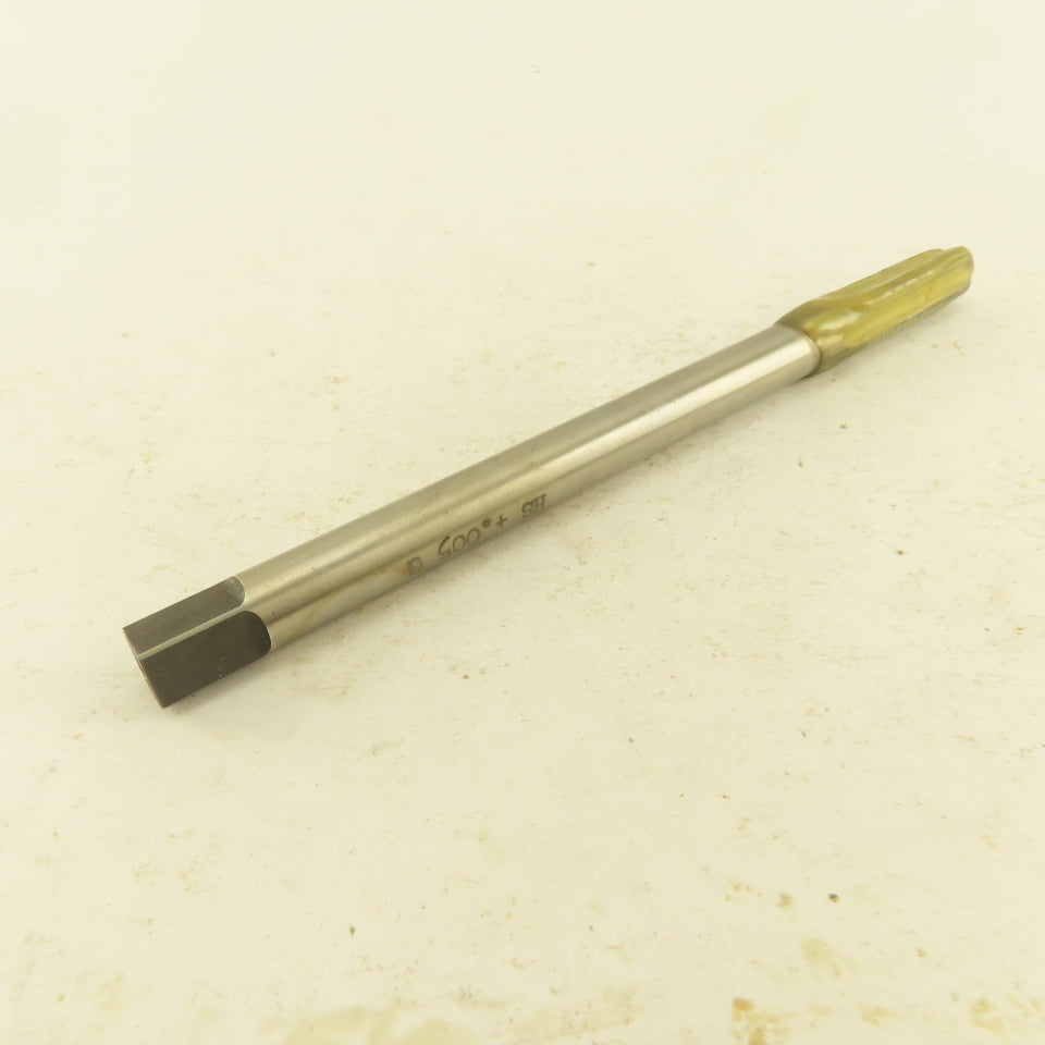 Thread Forms Inc. 3/8"-24 NF HS +.005G Extra Length Plug Tap 4 Flute 6" Long