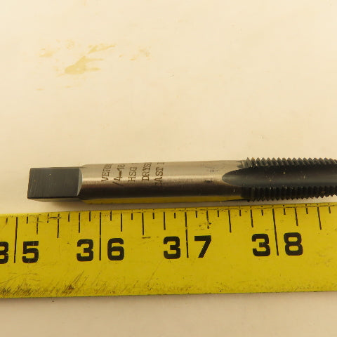 Vermont 1/4" NPTF Pipe Tap 4 Flute Extra Length 3-1/2" Ground Dryseal Lot Of 3