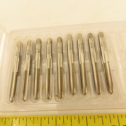 Vermont 1/4"-28 GH-3 Pointed Plug Tap 4 Flute Lot Of 9