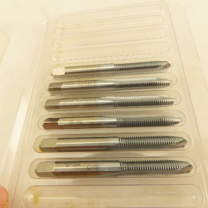 New England 1/4"-28 H9 2 Flute Spiral Point Plug Tap Cromclad Lot of 6