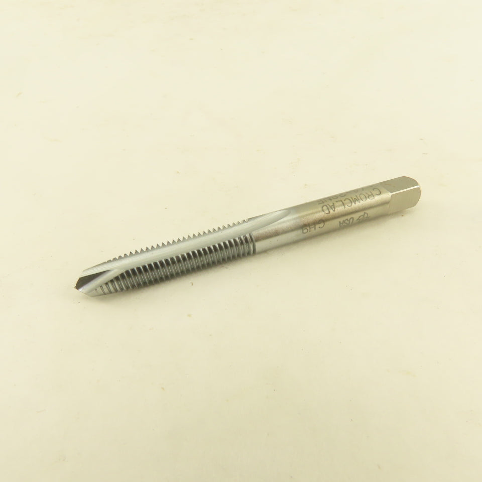 New England 1/4"-28 H9 2 Flute Spiral Point Plug Tap Cromclad Lot of 6