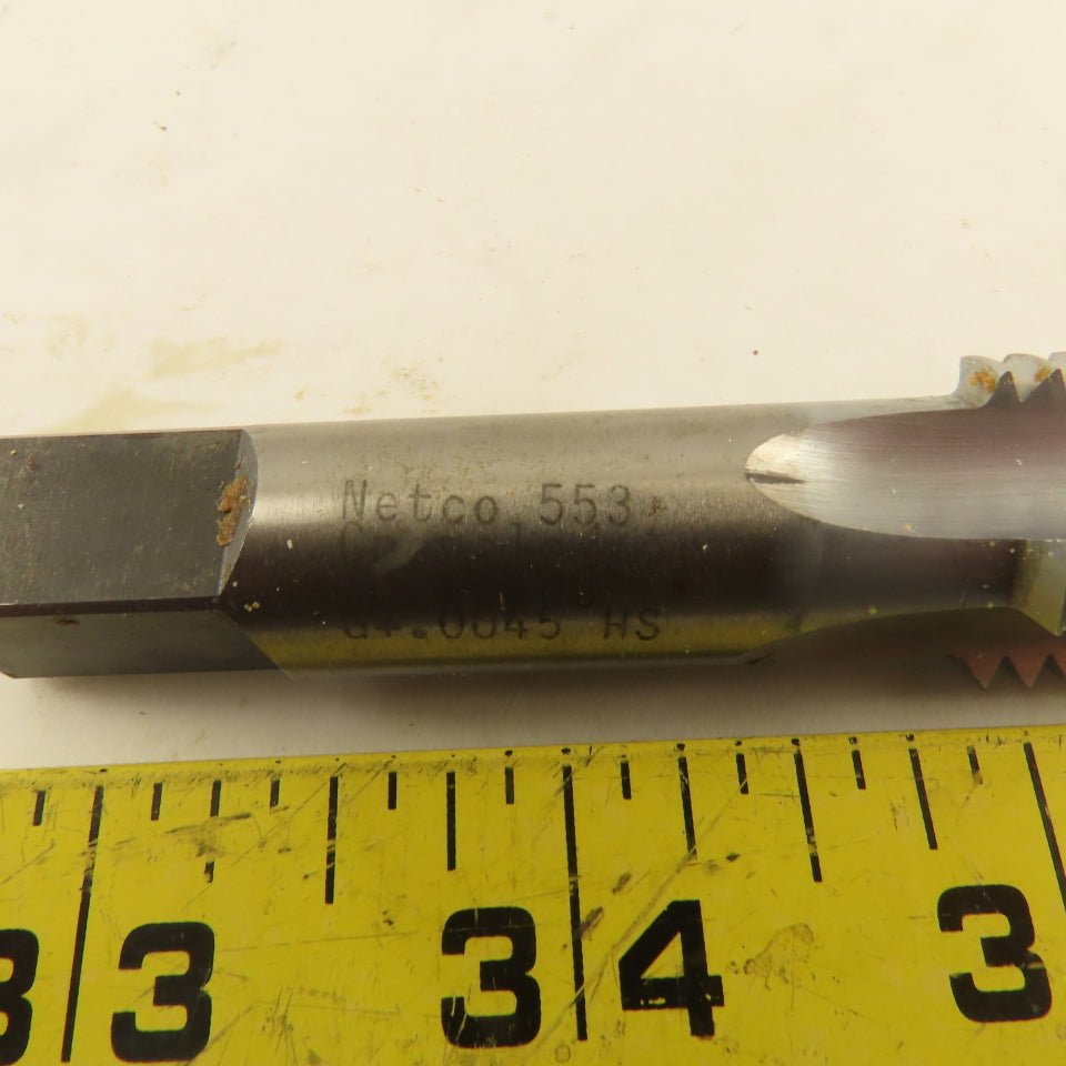 Netco 3/4"-10 NC (G+.0045) HS 4 Flute Plug Tap Cromclad NOS USA
