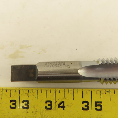 Netco 3/4"-10 NC (G+.0045) HS 4 Flute Plug Tap Cromclad NOS USA