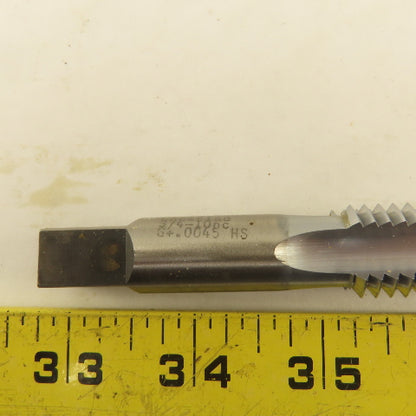 Netco 3/4"-10 NC (G+.0045) HS 4 Flute Plug Tap Cromclad NOS USA