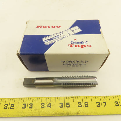 Netco 3/4"-10 NC (G+.0045) HS 4 Flute Plug Tap Cromclad NOS USA