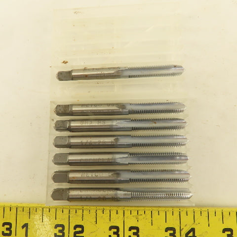 Netco 1/4"-28 NF HS GH3 3 Flute Plug Tap Cromclad Lot Of 7