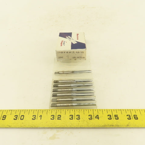 Netco 1/4"-28 NF HS GH3 3 Flute Plug Tap Cromclad Lot Of 7