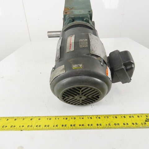 Tigear 2 35Q10L14 10:1 Ratio Speed Reducer Gearmotor US Motors 2Hp 230/460