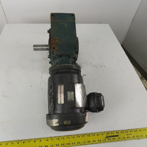 Tigear 2 35Q10L14 10:1 Ratio Speed Reducer Gearmotor US Motors 2Hp 230/460