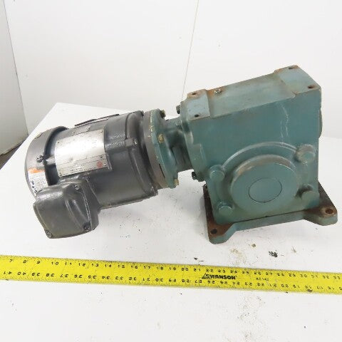 Tigear 2 35Q10L14 10:1 Ratio Speed Reducer Gearmotor US Motors 2Hp 230/460