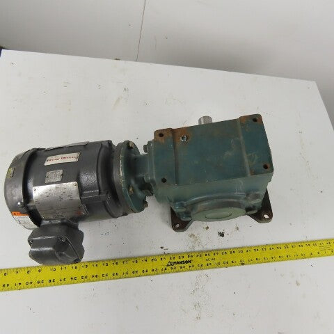 Tigear 2 35Q10L14 10:1 Ratio Speed Reducer Gearmotor US Motors 2Hp 230/460