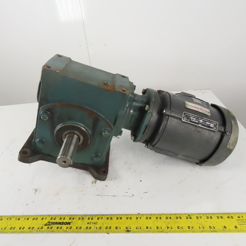 Tigear 2 35Q10L14 10:1 Ratio Speed Reducer Gearmotor US Motors 2Hp 230/460