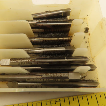 TFI Regal Beloit 1/4"-40 NS GH-2 LEFT Hand 4 Flute Plug Tap Lot Of 9