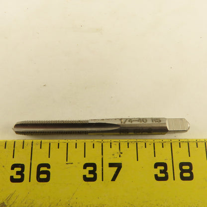 TFI Regal Beloit 1/4"-40 NS GH-2 LEFT Hand 4 Flute Plug Tap Lot Of 9