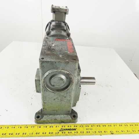 Dodge Tigear 10:1 Ratio Speed Reducer Gearmotor Baldor 2Hp 230/460