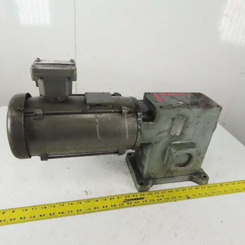 Dodge Tigear 10:1 Ratio Speed Reducer Gearmotor Baldor 2Hp 230/460