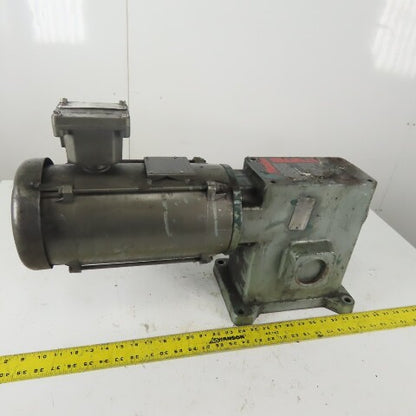 Dodge Tigear 10:1 Ratio Speed Reducer Gearmotor Baldor 2Hp 230/460