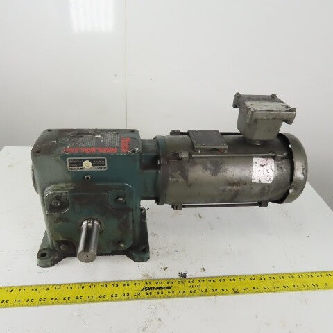Dodge Tigear 10:1 Ratio Speed Reducer Gearmotor Baldor 2Hp 230/460