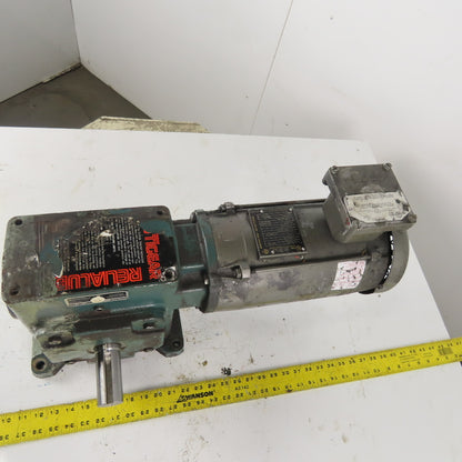 Dodge Tigear 10:1 Ratio Speed Reducer Gearmotor Baldor 2Hp 230/460