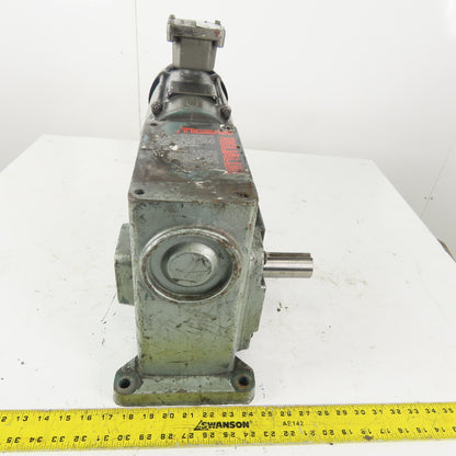 Dodge Tigear 10:1 Ratio Speed Reducer Gearmotor Baldor 2Hp 230/460