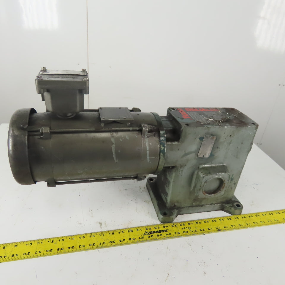Dodge Tigear 10:1 Ratio Speed Reducer Gearmotor Baldor 2Hp 230/460