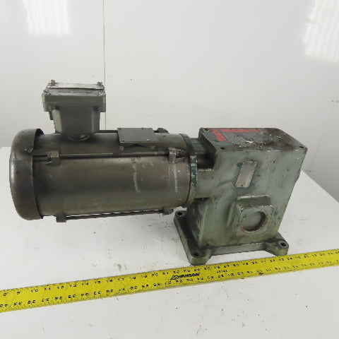 Dodge Tigear 10:1 Ratio Speed Reducer Gearmotor Baldor 2Hp 230/460