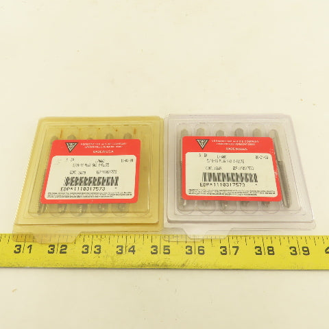 Vermont 5/16"-18 GH-3 LEFT Hand Plug Tap 4 Flute Pointed Lot Of 11