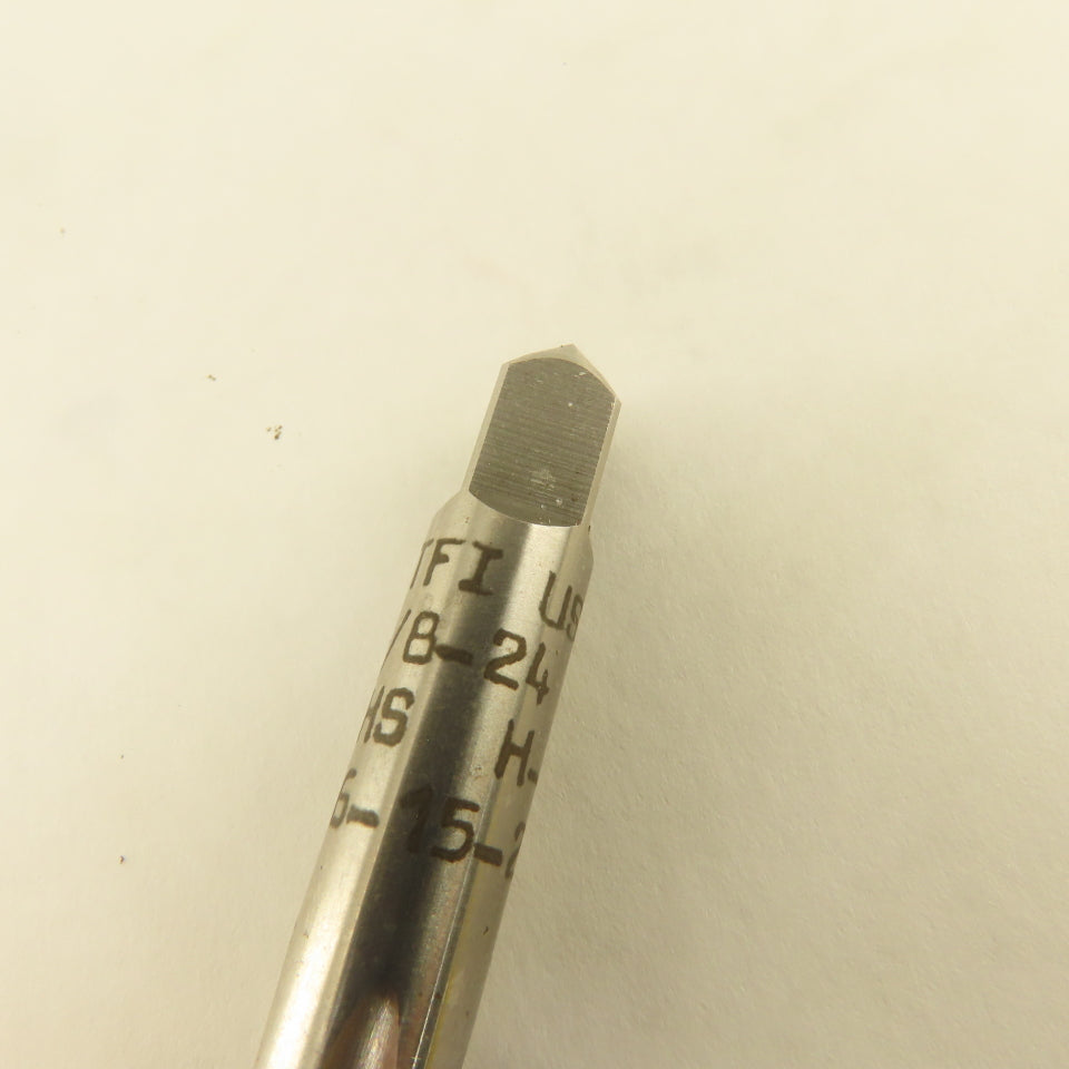 TFI 3/8"-24 NF HS H-7 Bottoming Tap 4 Flute Straight Lot Of 4