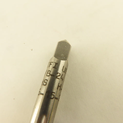 TFI 3/8"-24 NF HS H-7 Bottoming Tap 4 Flute Straight Lot Of 4