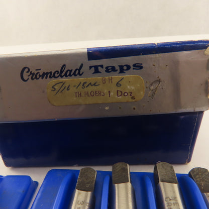 Netco 5/16"-18 NC HS B-H6 H5 Thread Form Fluteless Roll Tap Cromclad Lot Of 9