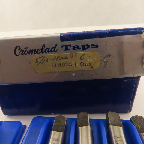 Netco 5/16"-18 NC HS B-H6 H5 Thread Form Fluteless Roll Tap Cromclad Lot Of 9