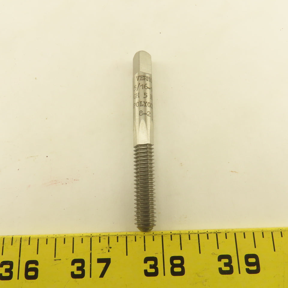Vermont 5/16"-18 NC GH5 HSS Fluteless Polygon Forming Roll Tap Lot Of 5
