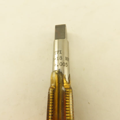 TFI 5/8"-18 NF HS (+.005) Straight 4 Flute Plug Tap Lot Of 2