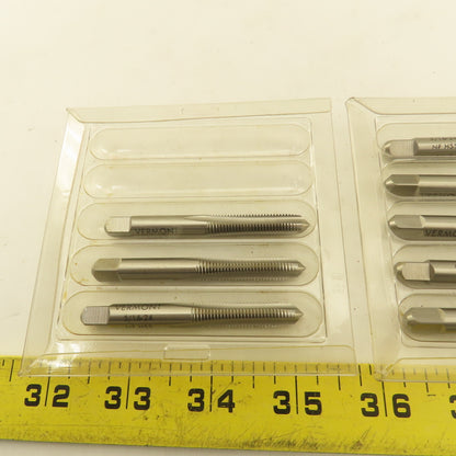 Vermont 5/16"-24 GH3 Pointed Plug Tap 3 Flute NOS USA Lot Of 8