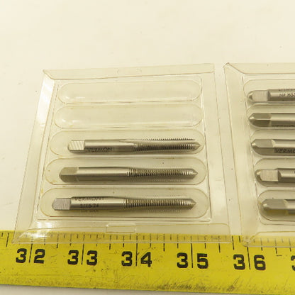 Vermont 5/16"-24 GH3 Pointed Plug Tap 3 Flute NOS USA Lot Of 8