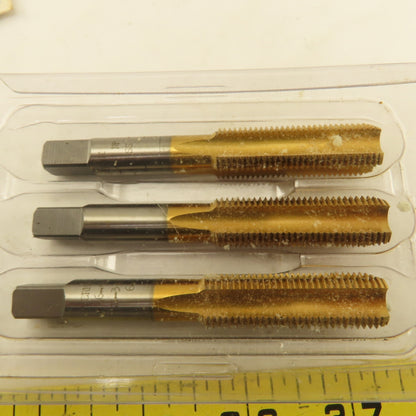 Vermont Vertanium 9/16"-18  GH-3 Bottom Tap 4 Flute TiN Coated Lot Of 3