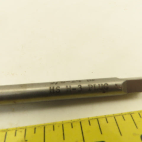 Thread Forms Inc. 3/8"-24 NF HS H-3 Plug Tap Extra Length 8" OAL 4 Flute