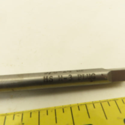 Thread Forms Inc. 3/8"-24 NF HS H-3 Plug Tap Extra Length 8" OAL 4 Flute