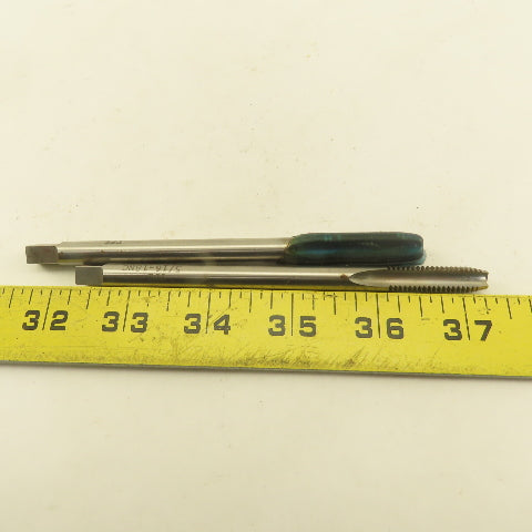 TFI 5/16"-18 NC HS +.005G 2 Flute Plug Tap Extra Length 5" OAL Lot Of 2