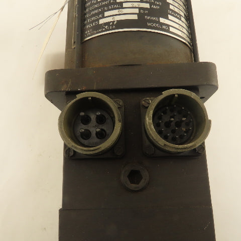 AEG Modicon CGD21-R Brushless Servo Motor W/ Resolver 7.5Nm 6 Pole 49 Vrms/krpm