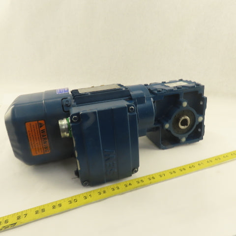 Sew Eurodrive WAF30DRS71M4BE1HR 27.5:1 Ratio 50RPM Output 50Hz 400V Gear Motor