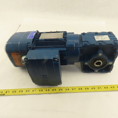 Sew Eurodrive WAF30DRS71M4BE1HR 27.5:1 Ratio 50RPM Output 50Hz 400V Gear Motor