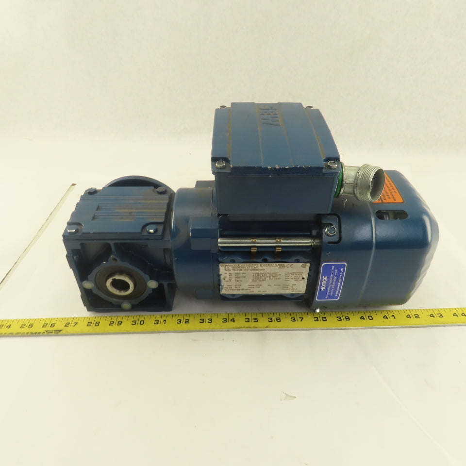 Sew Eurodrive WAF20DRS71S4BE05HR 27.5:1 Ratio 60RPM Output 440-480VY Gear Motor