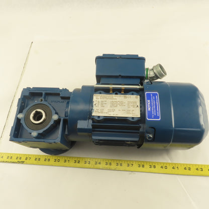 Sew Eurodrive WAF20DRS71S4BE05HR 27.5:1 Ratio 60RPM Output 440-480VY Gear Motor