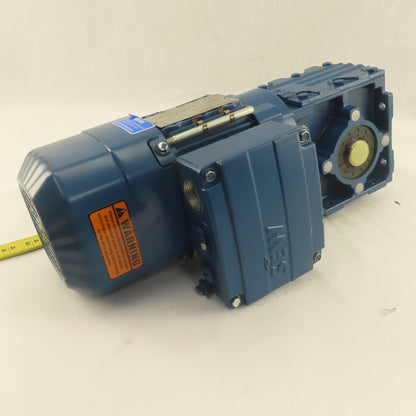 Sew WAF30DRS71S4BE05HR 47.5:1 Ratio 29RPM .50Hp 3Ph 220/380V 50Hz Gear Motor