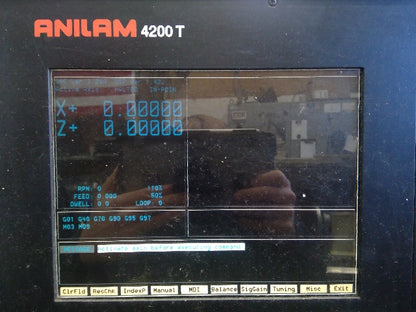 Jet CL-1640ZX CNC Lathe 208-230V 3 Ph W/Anilam 4200T Controller
