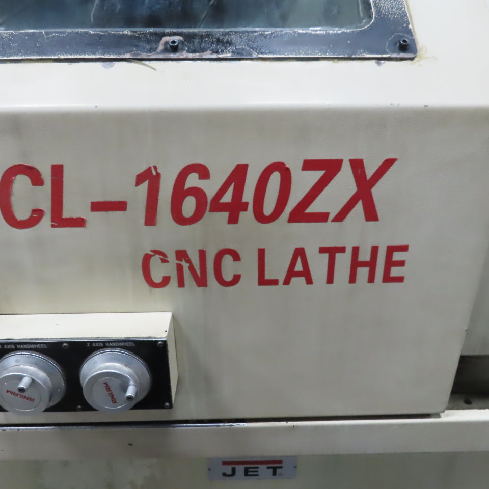 Jet CL-1640ZX CNC Lathe 208-230V 3 Ph W/Anilam 4200T Controller