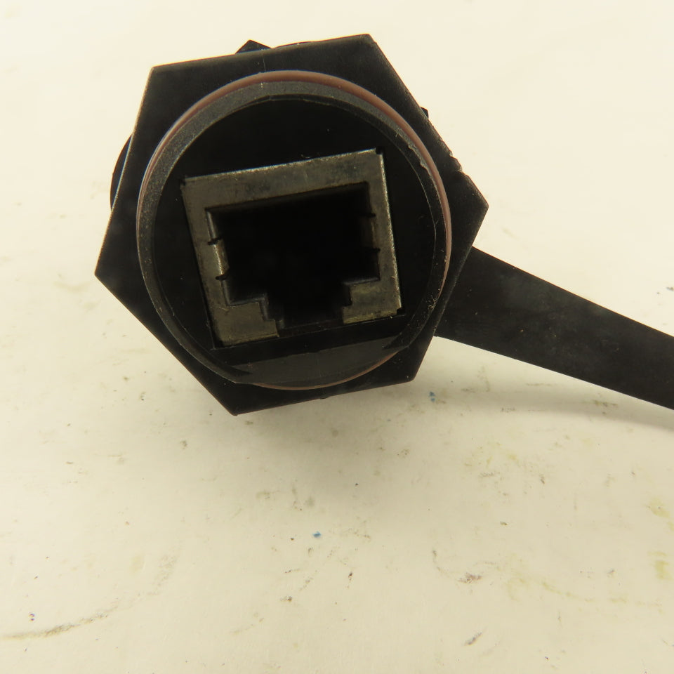 Cabinet Bulkhead Pass Thru Ethernet Data Interface RJ45 Connector