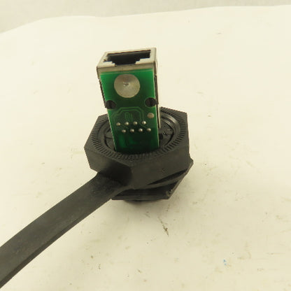 Cabinet Bulkhead Pass Thru Ethernet Data Interface RJ45 Connector