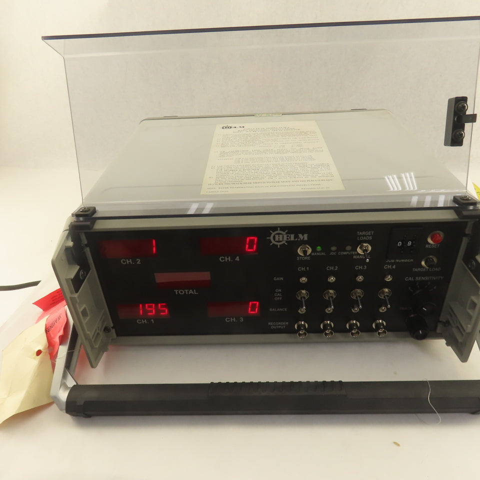 Helm PLM-4 Porta Peak 4 Channel Press Load Monitor 120/230V